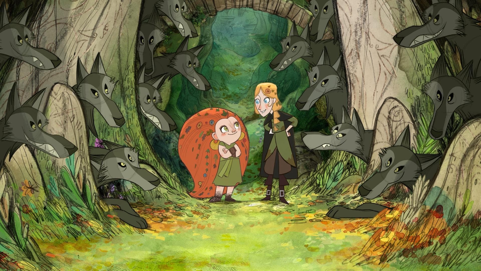 Fotograma de 'Wolfwalkers', producida por Mélusine Productions junto a Cartoon Saloon