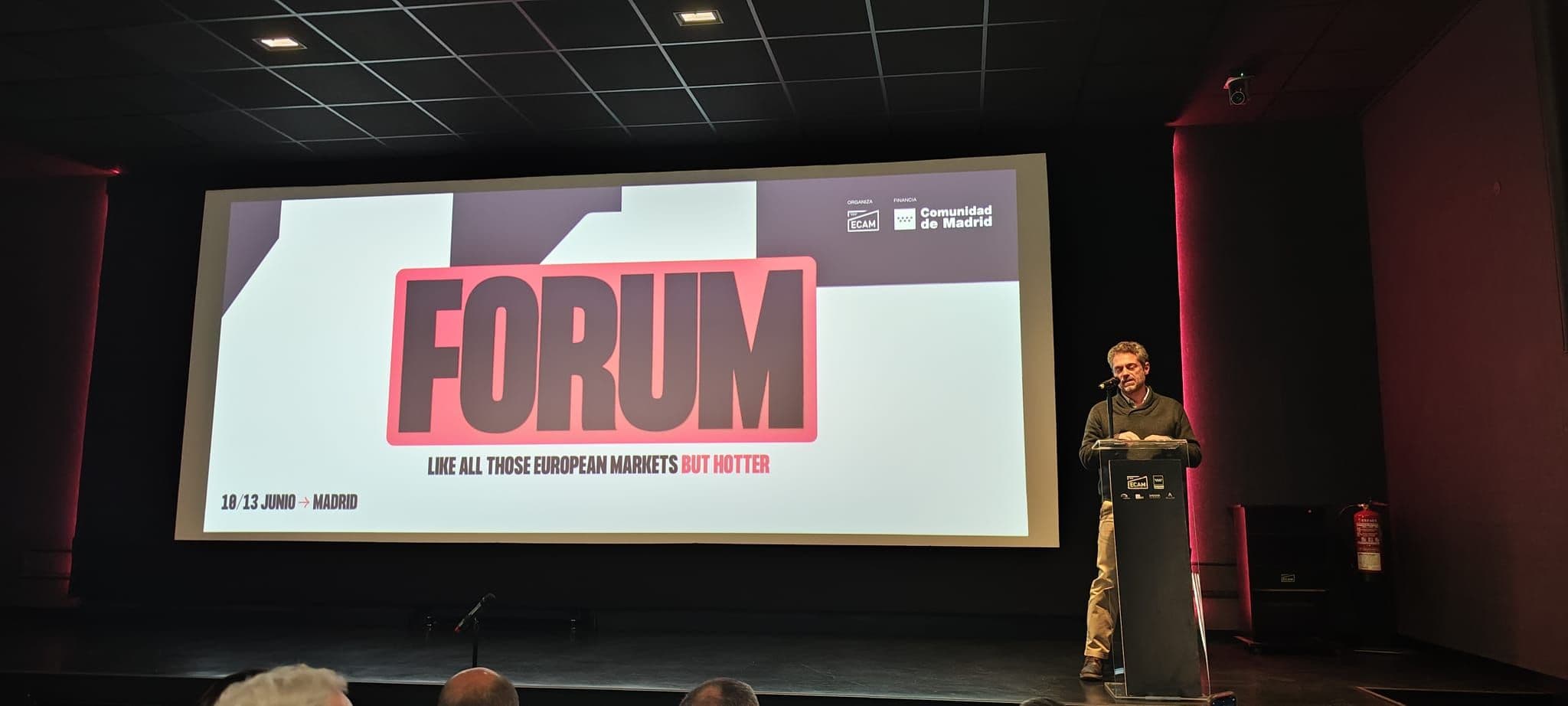 Gonzalo Salazar, director de la ECAM, presenta FORUM