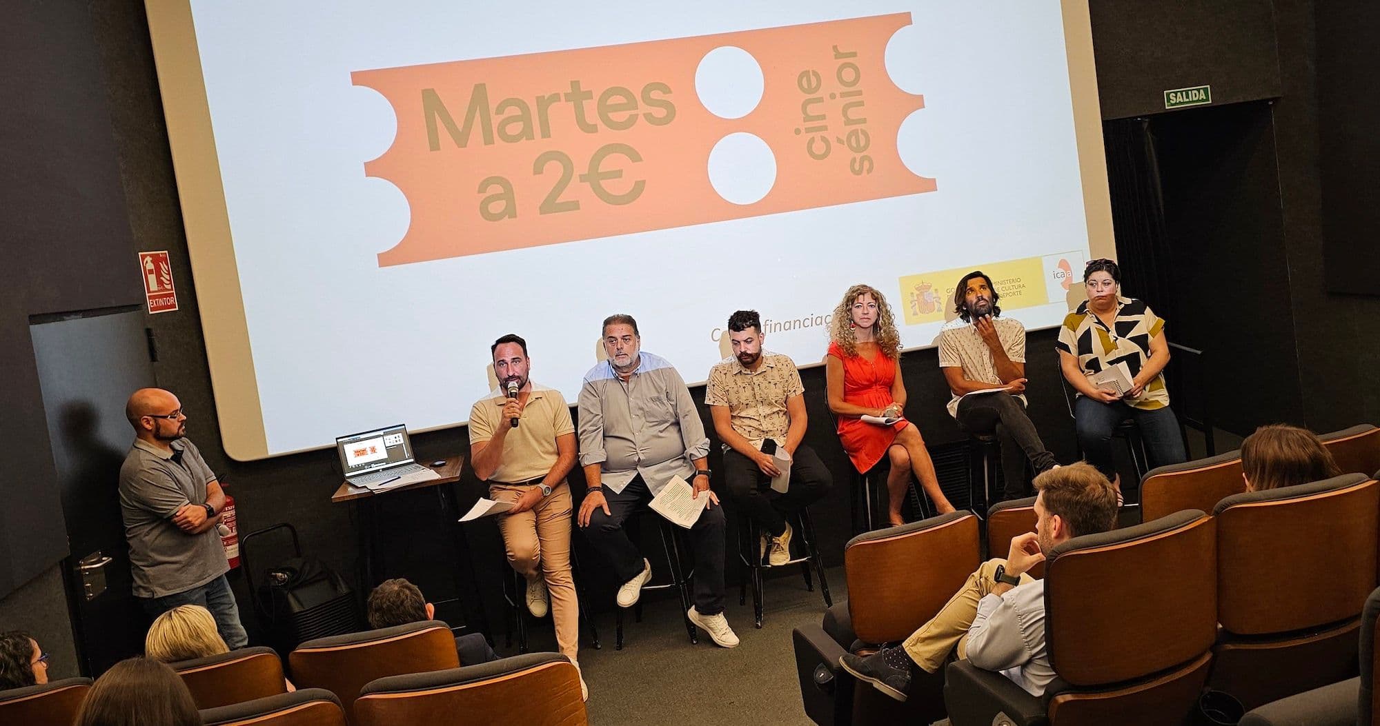 Rueda de prensa de presentación de campaña 'Cine Sénior' en los Cines Embajadores de Madrid