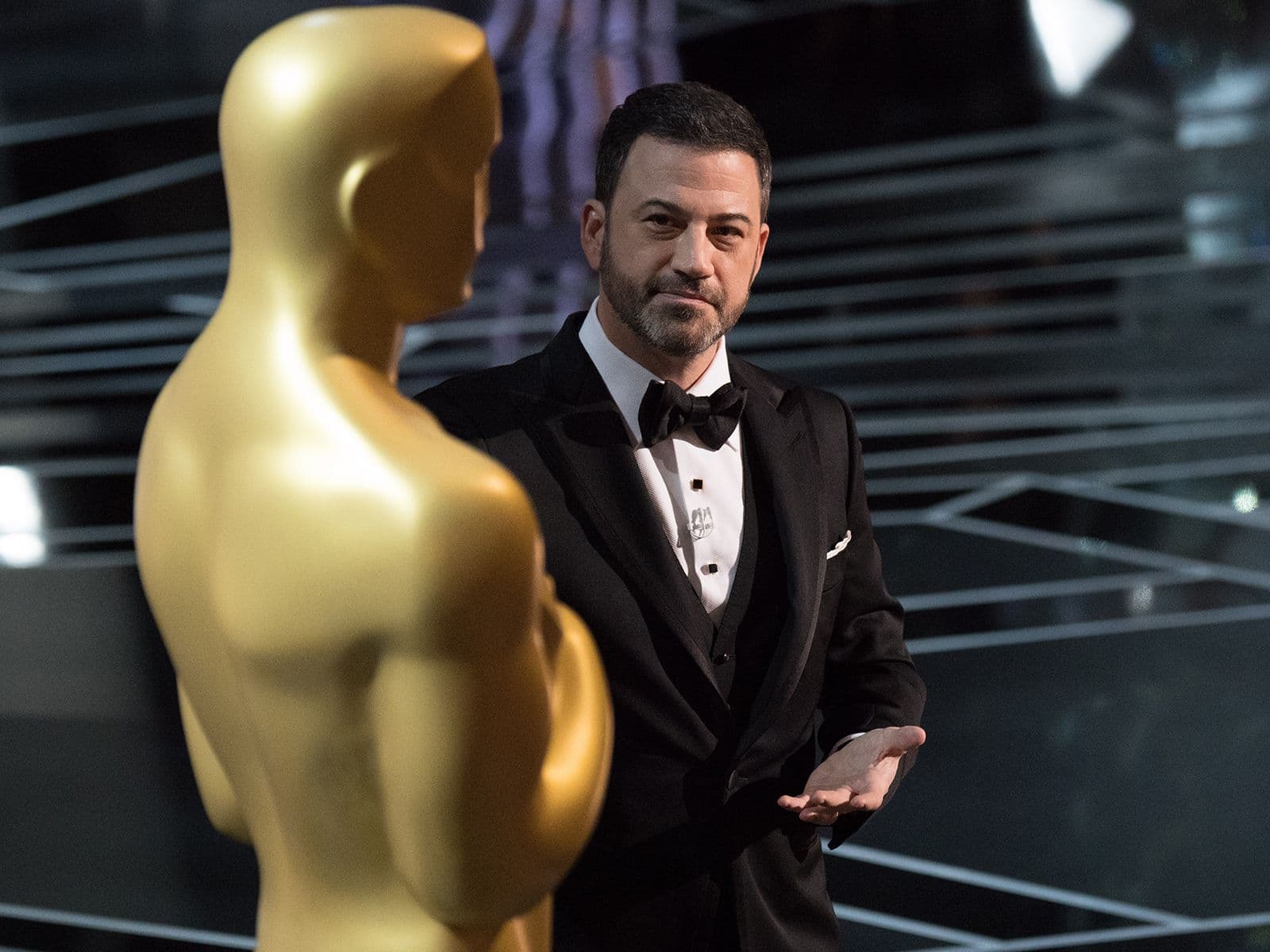 Jimmy Kimmel durante la 90 gala de los Oscar