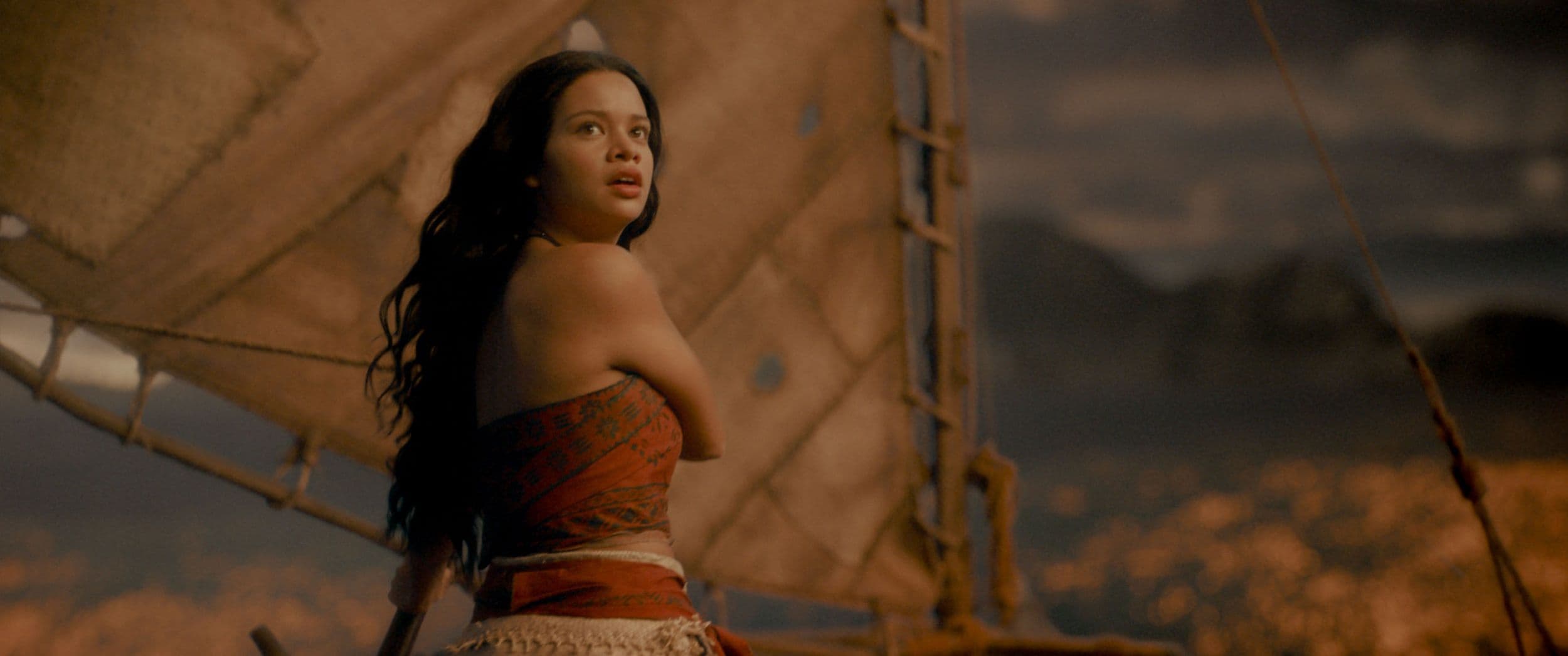 Catherine Laga'aia como 'Vaiana' en el remake en acción real del clásico Disney de 2026