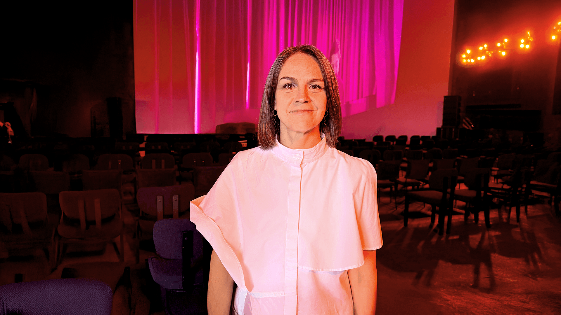 La directora de IMCINE, Daniela Alatorre, en MEXAV en CDMMX, septiembre 2026