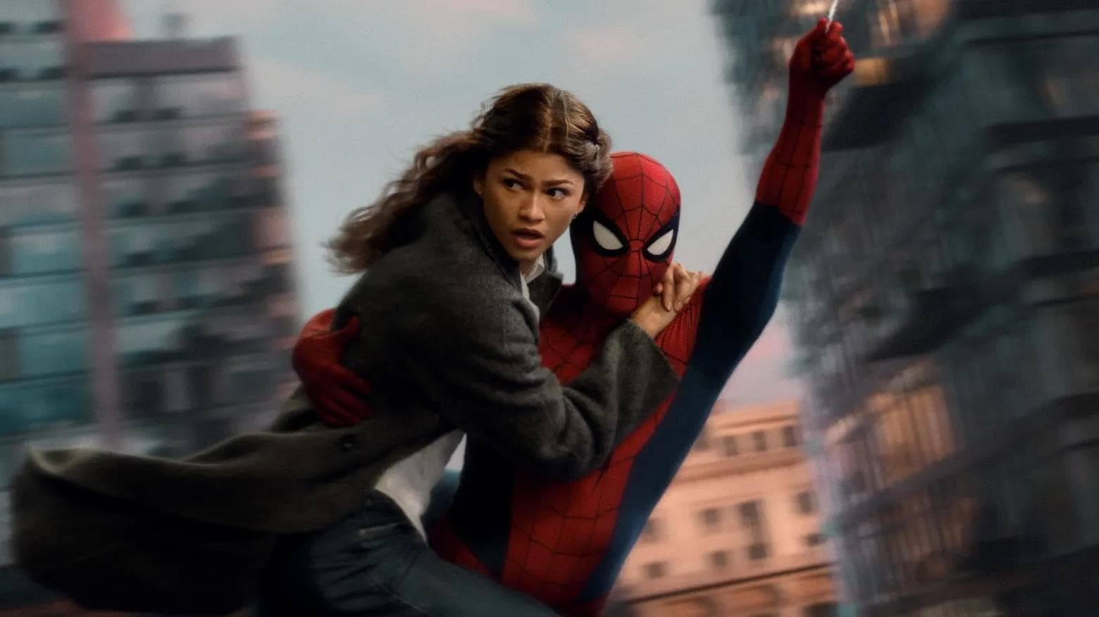 Zendaya y Tom Holland en un fotograma de 'Spider-Man: Brand New Day'