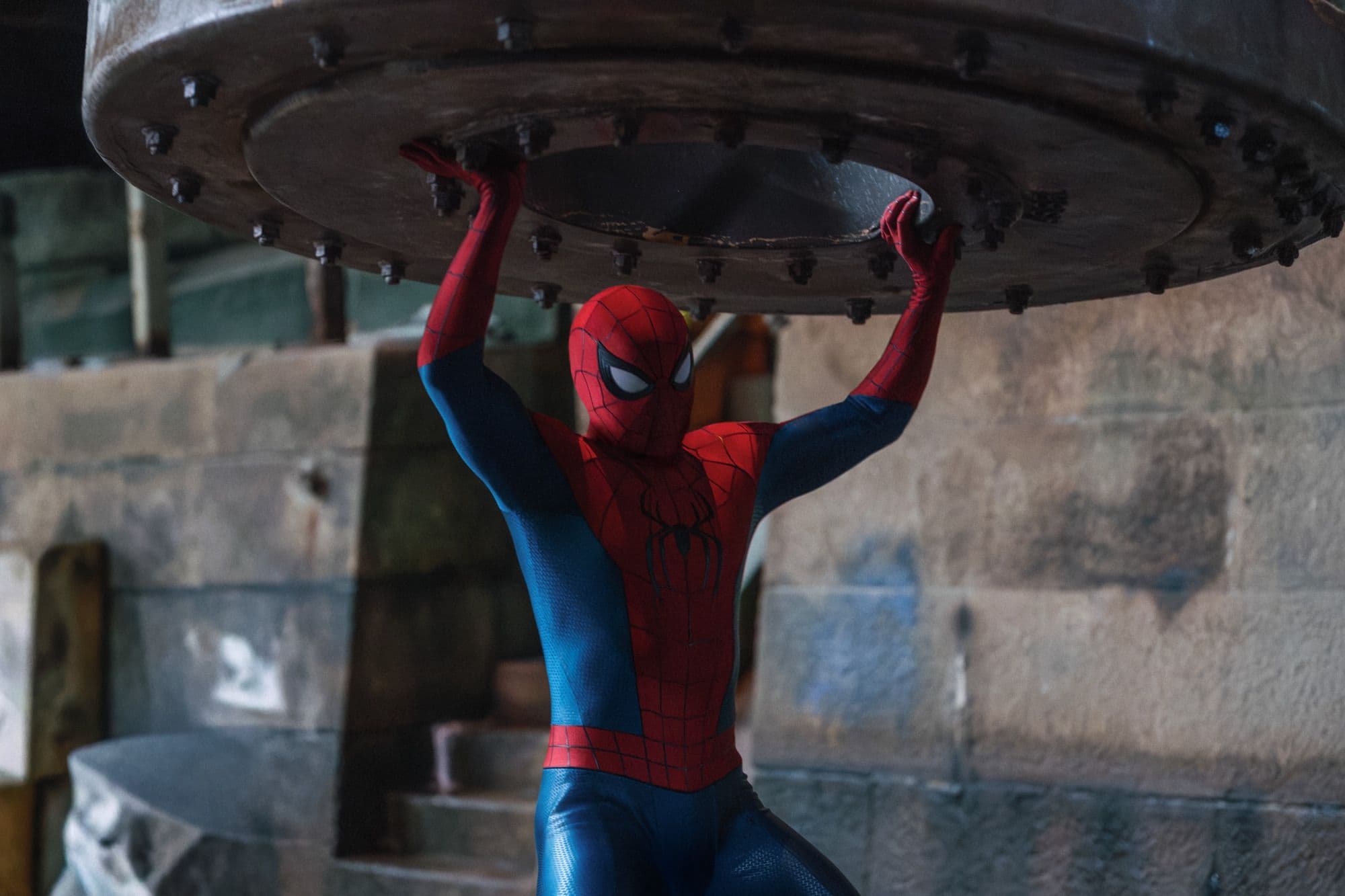 Tom Holland en un fotograma de 'Spider-Man: Brand New Day'