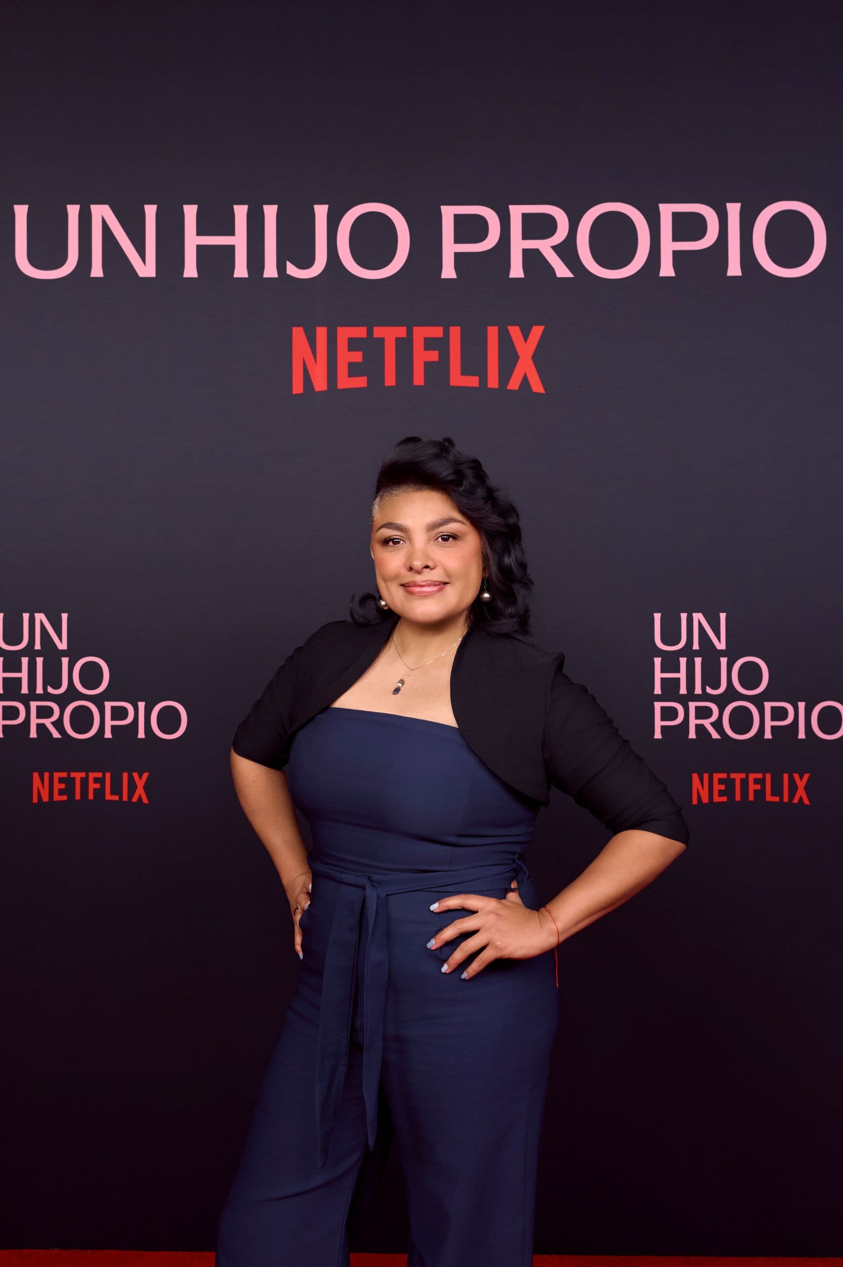 Sandra Godinez, productora de 'Un hijo propio', durante la presentación del documental de Netflix